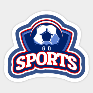 Go Sports - Soccer Football Fan Sticker